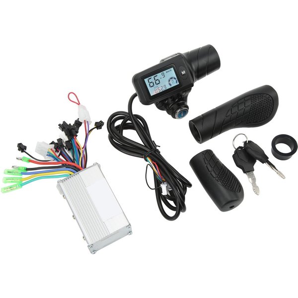 Controlador De Motor Sin Escobillas Para Scooter EléCtrico 36V 48V 350W Controlador De Motor Sin Escobillas Con Pantalla LCD 805 Acelerador-image