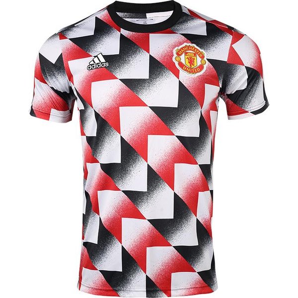 Camisetas De FúTbol Adidas Manchester United Para Hombre Blancas Rojas Negras Moderadas L-image