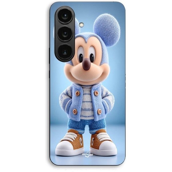 Etui Na Telefon - Maniacase - Samsung Galaxy S26 - Silikon Tpu - MięKkie - Myszka Miki Disney Czarny-image