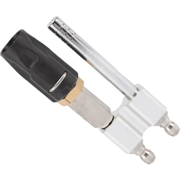Boquilla De Giro M5 Para Hidrolimpiadora De Alta PresióN ConexióN RáPida De 1/4 De Pulgada Boquilla Larga De Acero Inoxidable Caudal De 3.7 GPM White-image