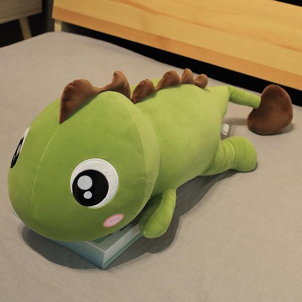60Cm Gigantyczny Dinozaur Wypchane Pluszowe Zabawki Lalka Poduszka Do Spania Kawaii DużA Dekoracja Lalka ZwierzęCa MięKka Poduszka Dla Dzieci Prezent Urodzinowy 60CM-image