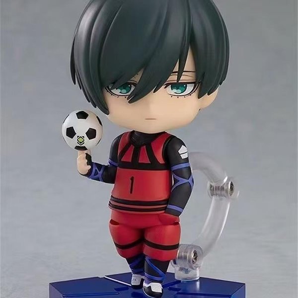 Blue Lock Anime GadżEt Model Q-Version Nagi Seishiro Isagi Yoichi Mikage Reo PVC Figurka Akcji Kolekcjonerska Zabawka Prezent Black-image