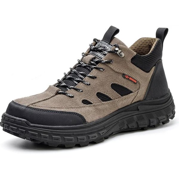 Zapatos De Seguridad Para El Trabajo Para Hombres Zapatillas De Trabajo Antigolpes Y AntiperforacióN Zapatos Con Punta De Acero Indestructibles Botas De Seguridad Protectoras 39 Gris-image