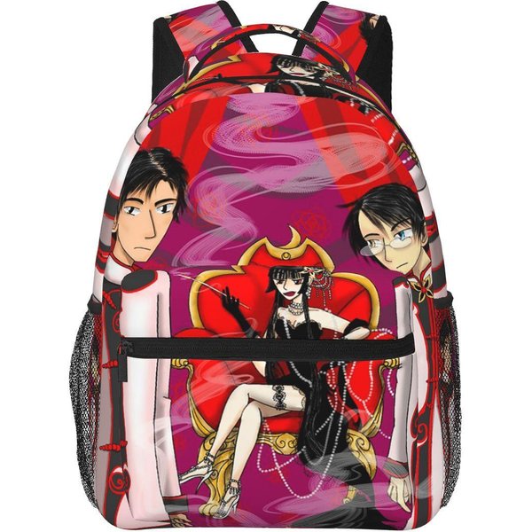 Komiks Xxxholic Fanart Fotograficzny Plecak Studencki Torba Szkolna Plecak Turystyczny PodróżNy Jednodniowy Dla ChłOpcóW DziewcząT Modny Plecak Na KsiążKi Torba Na Ramię One Size-image