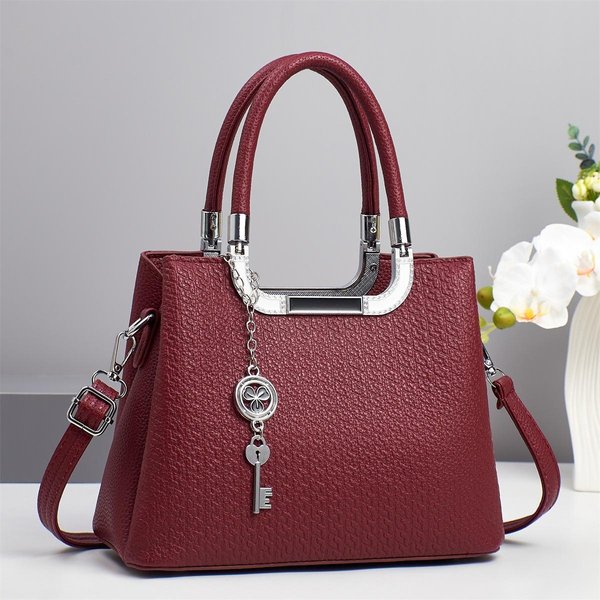 Nuevo Bolso De Moda Horizontal Embosado De Alta Apariencia Con Gran Capacidad Bolso De Hombro Multicapa Bolso Bandolera Mujer . Brown-image