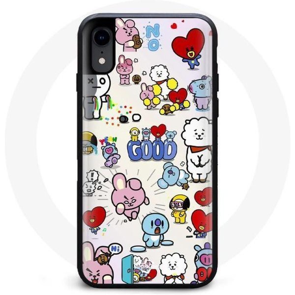 Funda Para Iphone XS Max BTS Bangtan Sonyeondan BT21 Van Tata Chimmy Cooky Rj Koya Mang Et Shooky-image