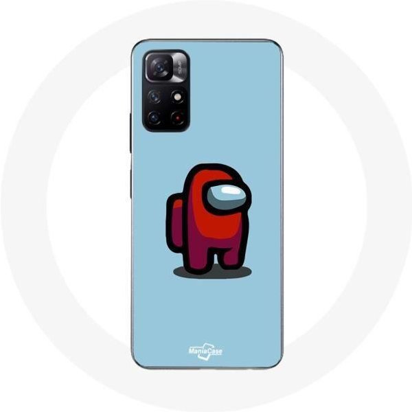 Funda - Xiaomi - Redmi Note 11S 5G - Flexible - DiseñO Among Us - Color Azul Azul-image