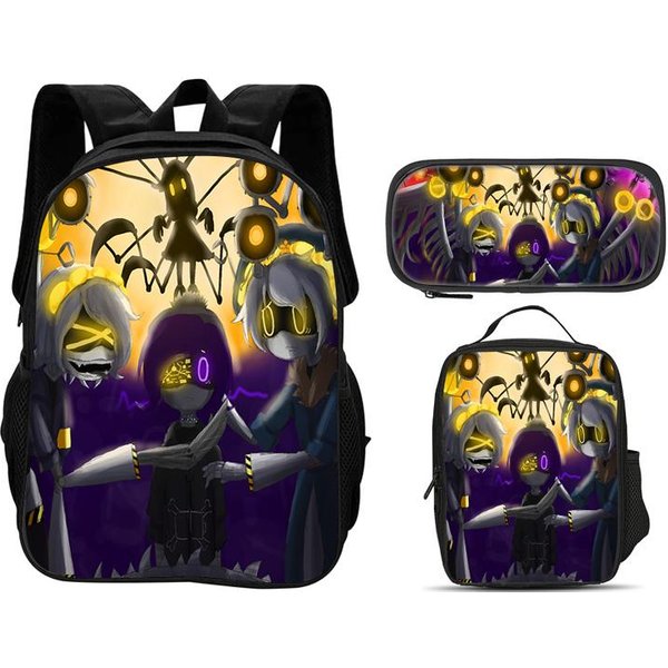 Drones Asesinos Set De 3 Piezas Mochila Estuche Para BolíGrafos Bolsa De Hielo Duradero Moderno VersáTil NiñO Y NiñA CumpleañOs Mejor Regalo-image