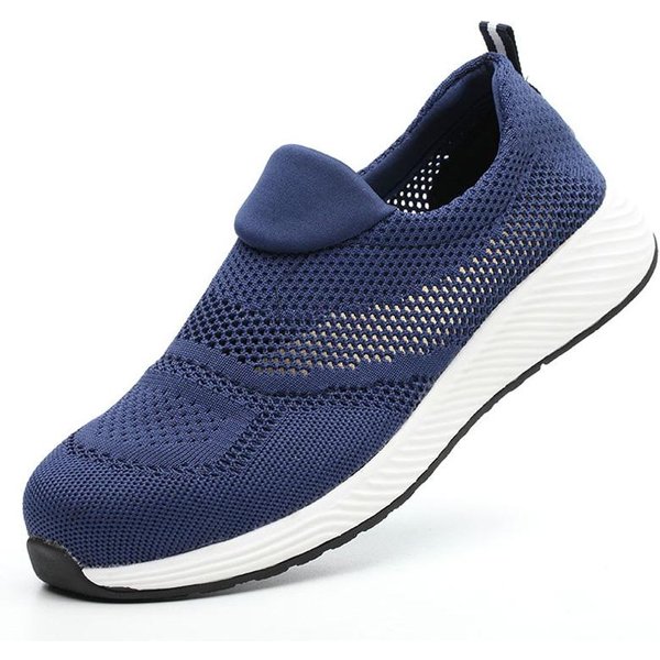 Letnie Lekkie Trampki Robocze Z Siateczki Ze Stalowym Noskiem, MęSkie I Damskie, Obuwie Robocze, OddychająCe, Buty Budowlane, Buty Robocze, Obuwie 37-image