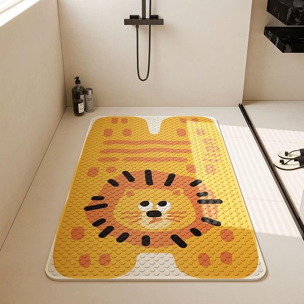 Alfombrilla Antideslizante Para BañO Inodoro Inodoro Ducha Impermeable Y De CaíDa Alfombrilla Para BañO De Bebé NiñOs Alfombrilla Para Pies 40*70Cm-image