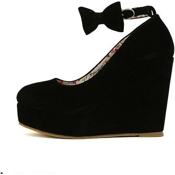 Zapatos De TacóN Alto Con Plataforma Y Hebilla Para Mujer, CuñAs De Moda, Zapatos De Boda De Talla Grande 35 Gray-image