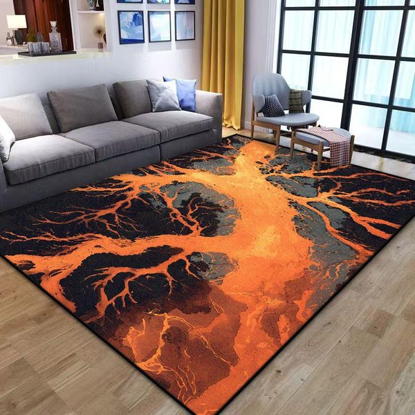 Nowoczesny Kreatywny Dekoracyjny Dywan Salon Dekoracja Domu Dziwna Estetyka Mata PodłOgowa Przy ŁóżKu Zmywalny Dywan Do Sypialni Biuro 60X90Cm Door Mat-image
