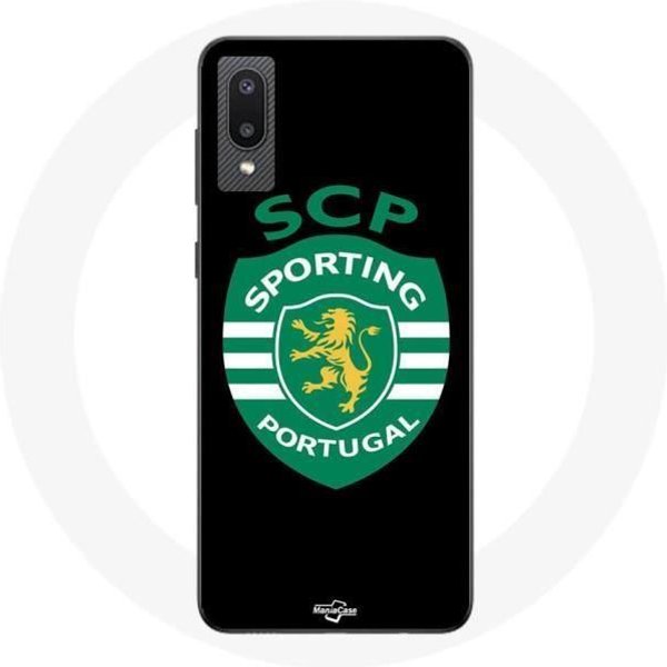 Funda - Maniacase - Samsung Galaxy A02 - Negro - Flexible - Sporting Portugal Negro-image