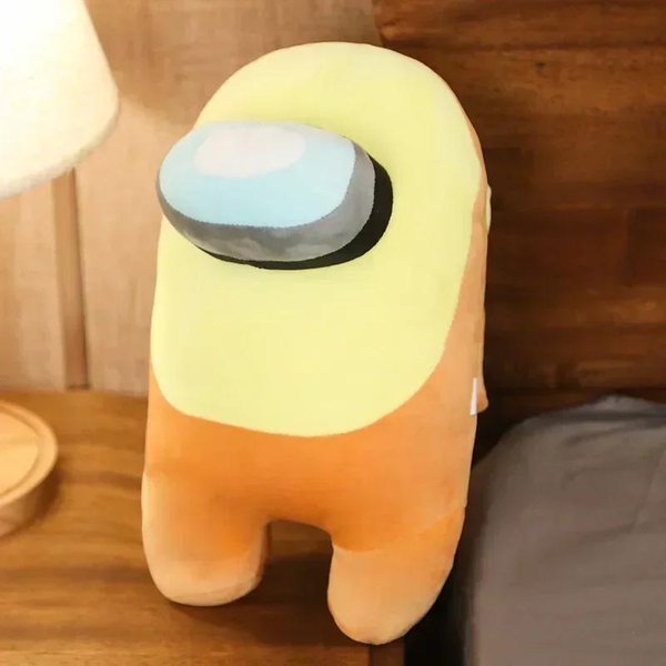 Linda Almohada Corporal De Peluche Among Us Suave Anime CojíN Largo Para Sofá Durmiendo Abrazar MuñEco Relleno Regalo Decorativo 18Cm-image