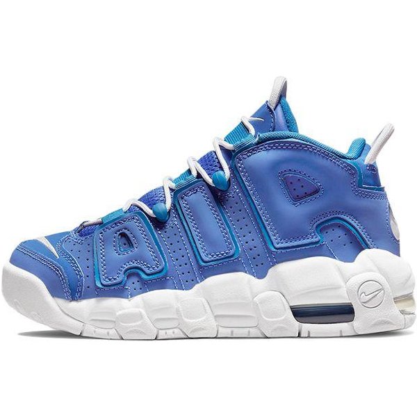 Zapatillas Nike Air More Uptempo GS Azul Medio NiñOs Azul Batalla Blanco DM1023-400 36.5 Blue-image