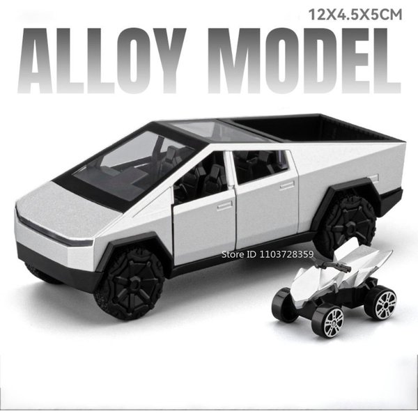 1:36 Minaturowych Modeli SamochodóW Pickup Terenowych Stop Metal Diecast Wykwintne WnęTrze Drzwi Otwierane Pull Back Dekoracja Domowa Pojazdy-image