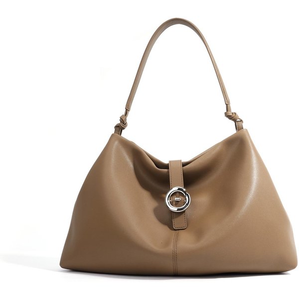 Bolso Blando De Moda, Bolso Tote De Gran Capacidad Para El Trabajo, Bolso Cruzado De Hombro ÚNico VersáTil, Bolso De Mujer Brown-image
