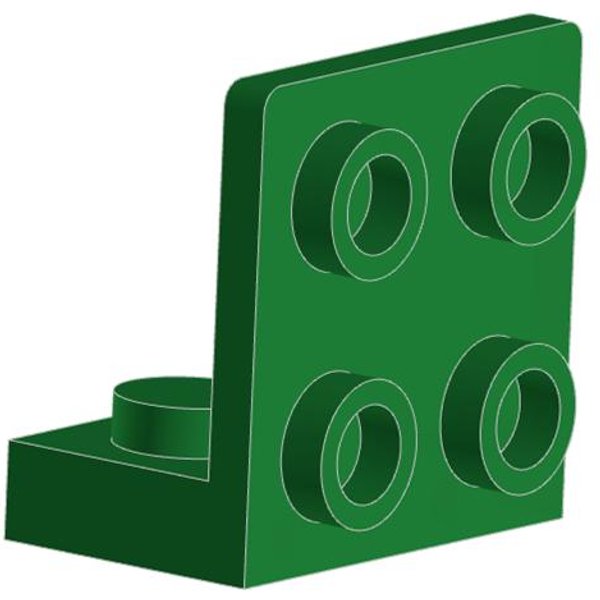 10 Sztuk Partia 99207 Wspornik 1X2-2X2 OdwróCony Klocki Konstrukcyjne Akcesoria Moc Pasuje Do Zabawek Klockowych Dzieci W12776Ww-10Pcs-image