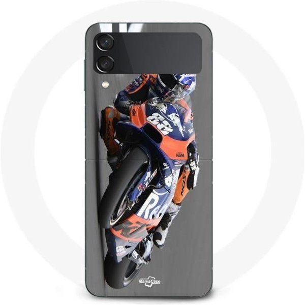 Funda - Samsung - Galaxy Z Flip4 - Suave - Negra - Miguel Oliveira Moto GP 88-image