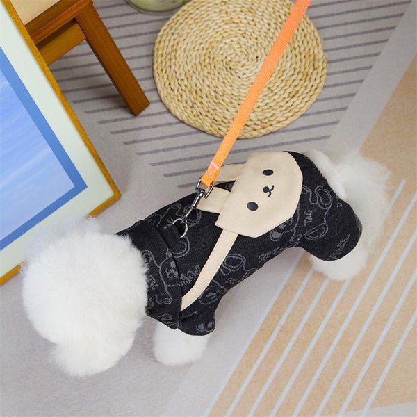 Abrigo De AlgodóN Para Perro Vaquero De Cuatro Patas OtoñO E Invierno Lindo Mochila De Oso Oso De Peluche Perro PequeñO Gato Ropa Para Mascota Mono Para Perro XXL-image