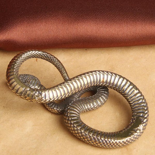 DecoracióN Adorno Serpiente Boa Cobre Retro Mascota De Té Figuras De Animales Antiguos Miniaturas Escritorio Sala De Estar Accesorios DecoracióN Para El Hogar-image