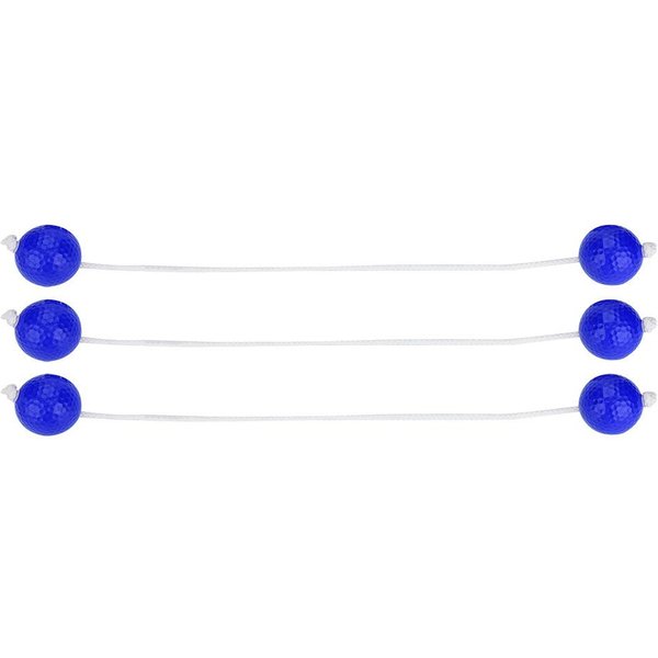 3 Pares De Lanzamiento De Bolas De Golf Ladder Golf Set De Bolas De Repuesto Bolas Deportivas Azul White-image