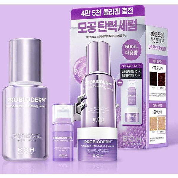 Bioheal BOH Probioderm SéRum Remodelador De ColáGeno Para Poros Firmes – Elasticidad Y Cuidado De Los Poros (50Ml) Gray-image