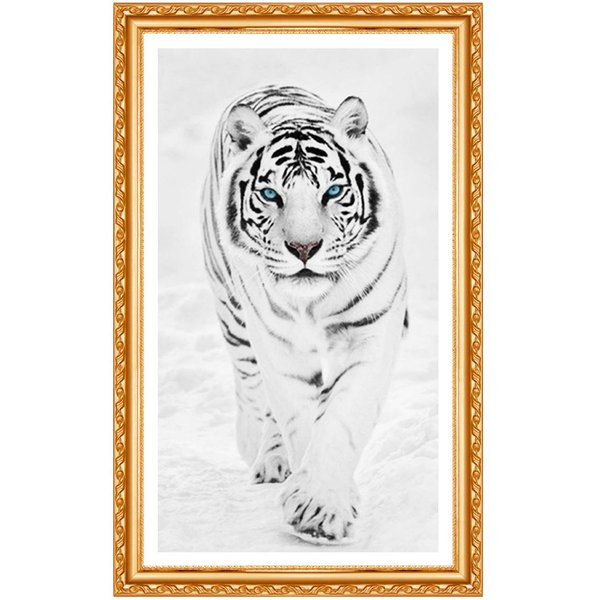 Pintura De Diamantes Bordado De Diamantes Venta Animal 5D DIY Pintura De Diamantes Tigre Punto De Cruz Imagen 20X30CM-image