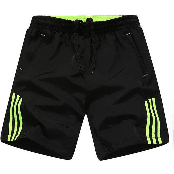 Pantalones Cortos Deportivos De Fitness Para Correr Para Hombre Talla Grande Casuales De Playa Verano Finos Para Hombre De Cinco Puntos 8XL Verde-image