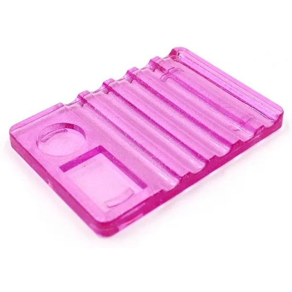 Soporte Para Pinceles De Pintura Para UñAs, Soporte Para Pinceles De UñAs, Soporte Para BolíGrafos De Pintura, Soporte Para ExhibicióN De Pinceles De Gel Uv, Herramientas De Manicura Rojo Rosa-image