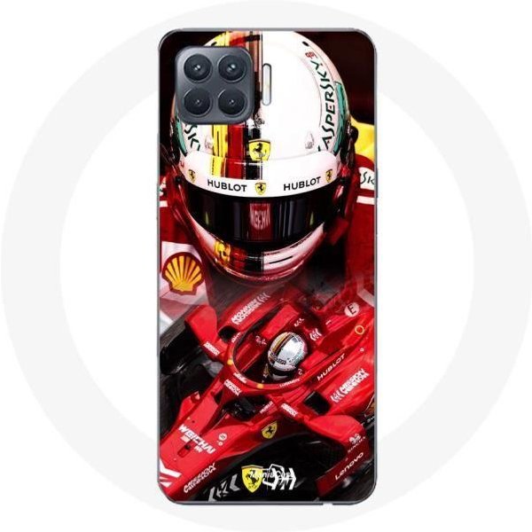 Funda - Oppo - A93 - FóRmula 1 - Sebastian Vettel - Roja - Flexible Rojo-image