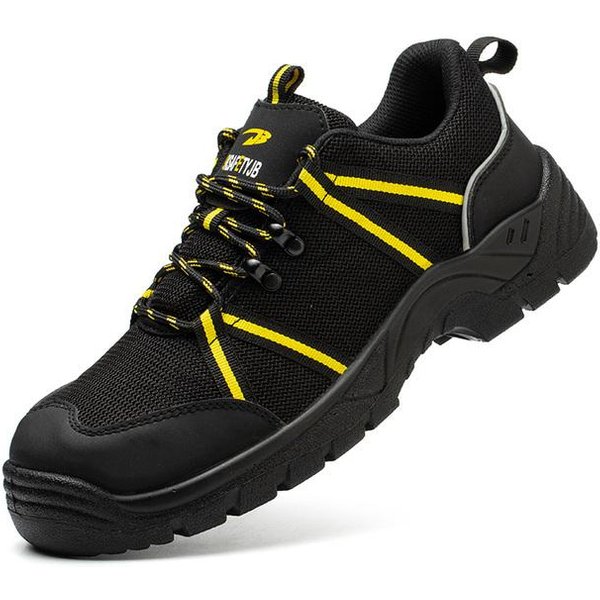 Nuevas Zapatillas De Trabajo Para Hombre Botas De Seguridad Calzado De Trabajo Botas Con Puntera De Acero Indestructibles Impermeables Antipinchazos Calzado De Trabajo Para Hombre Size 43(Foot 26.5Cm)-image