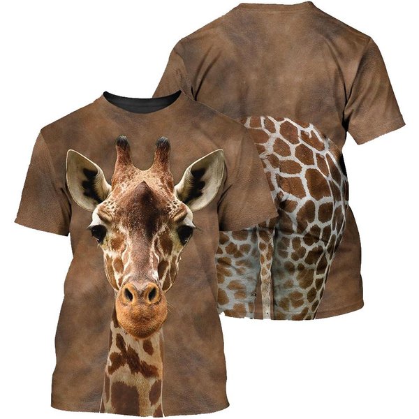 Zabawny SłOdki Miś 3D Nadruk ZwierzęTa T-Shirt Letni MęSki O-Neck KróTki RęKaw T-Shirty Oversized Streetwear MęSkie DziecięCe Swobodne Koszulki Topy 4XL-image