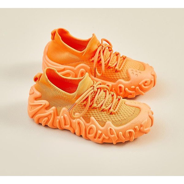 Zapatos Voladores Nuevos Zapatos Deportivos De Verano Para Estudiantes Calzado Casual De Fitness Para Correr Transpirables 38 Beige-image