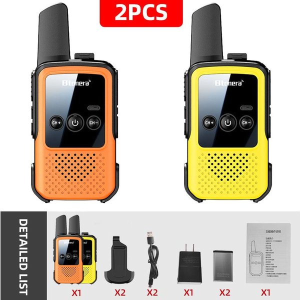 Btonera BT300 Mini Walkie Talkie Radiotelefon Dwukierunkowy 2 SZT DziecięCy Walkie-Talkie Pmr/Frs Radio Komunikacyjne PrzenośNe Na Kemping Zabawki-image