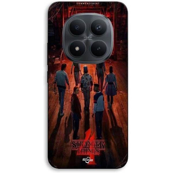 Funda De TeléFono - Maniacase - Xiaomi Redmi Note 15 Pro 5G - Stranger Things S4 - Silicona TPU - Negro Negro-image