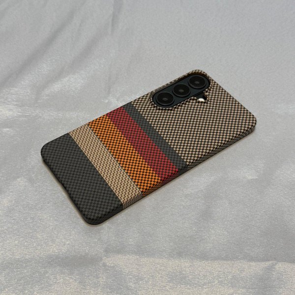Plastik Z Teksturą WłóKna WęGlowego Kevlar Do Etui Magnetycznego Do Samsung Galaxy S26 S25 S24 FE S23 Ultra Plus Bezramkowe Etui Galaxy S23+-image