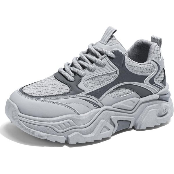 Zapatillas Deportivas Casuales Nuevas Para Mujer Zapatillas Con Plataforma Moda OtoñO Para Mujer Zapatos Elevadores CóModos Zapatos Deportivos Femeninos Zapatilla De Correr 39 Gray-image