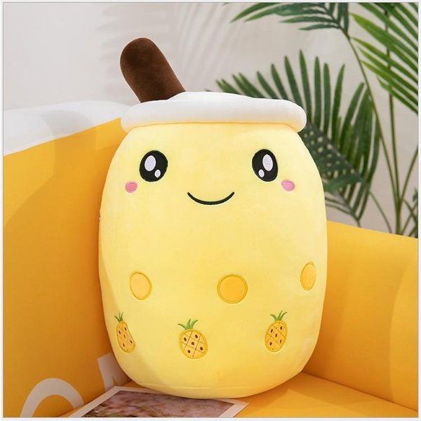Almohada De Té Con Leche De Gran TamañO 72 Cm Juguetes De Peluche Suaves Rellenos Juguete De Peluche Boba Tea Para NiñOs Juguetes Regalos De CumpleañOs 35CM-image