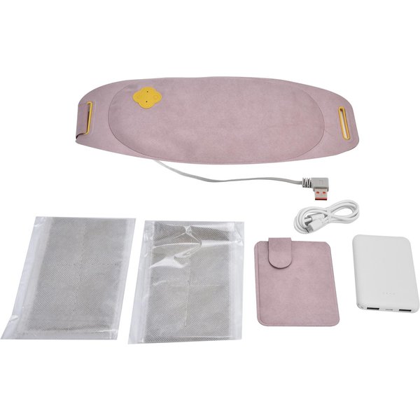 Control De Temperatura De 3 Niveles CinturóN Calefactor De Grafeno Para La Cintura Carga USB Inteligente CinturóN Calentador Para PúRpura-image