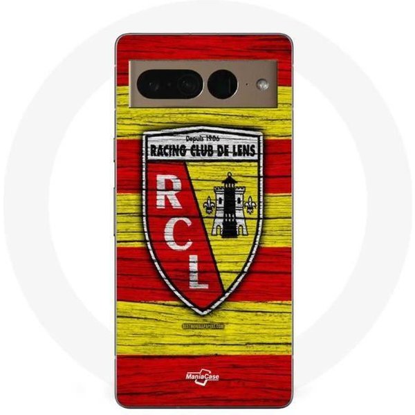 Coque Maniacase Pour Google Pixel 7 Pro Rcl Lens Original Jaune Et Rouge-image