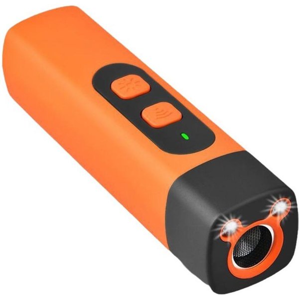 Repelente UltrasóNico Para Perros Con Mando A Distancia Dispositivo Recargable De Entrenamiento Para Perros Perros Medianos Y Grandes Naranja-image