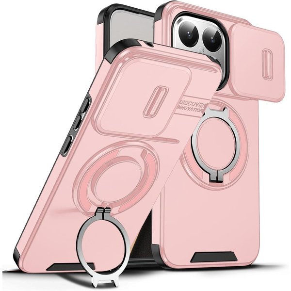 Etui Dla Xiaomi 15T 5G Luksusowy Pancerz Magnetyczne Bezprzewodowe ŁAdowanie Etui Dla Magsafe Dla Mi 15T 15 T Xiaomi15T Mi15T Odporny Na WstrząSy Pokrowiec For Xiaomi 15T 5G-image