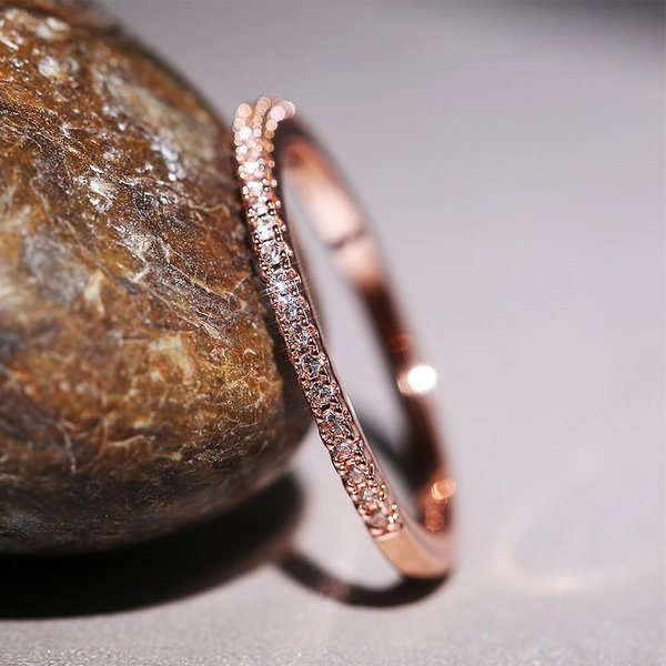 Anillos Finos De Plata De Ley Para Mujer Boda Circonita CúBica Brillante Alta Calidad VersáTil Anillo De Dedo Femenino JoyeríA 9-image