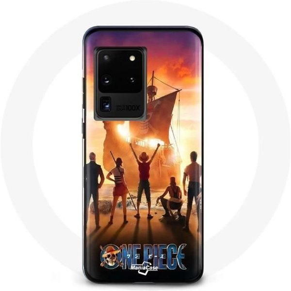 Funda - Maniacase - Samsung Galaxy S20 Ultra - Flexible - Negra - Arte De PóSter De One Piece-image