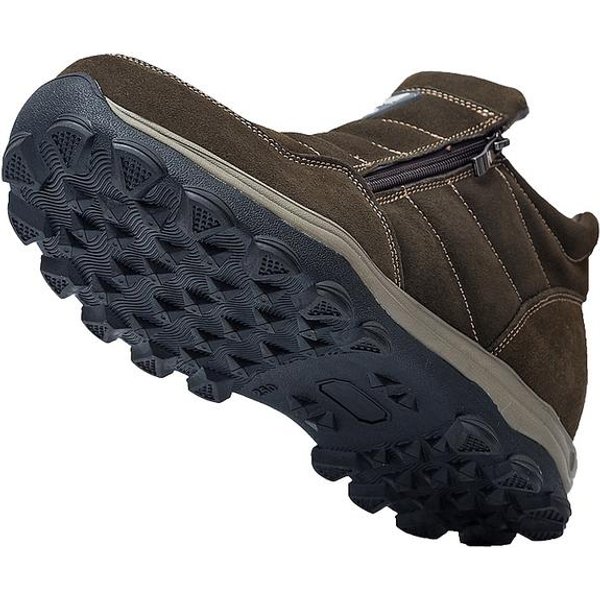 Nueva Moda CáLido Piel Natural Botines De Invierno Para Hombre Impermeables Cuero Genuino Botas De Nieve Antideslizantes Botas De Trabajo Zapatos Casuales Para Hombre 45-image