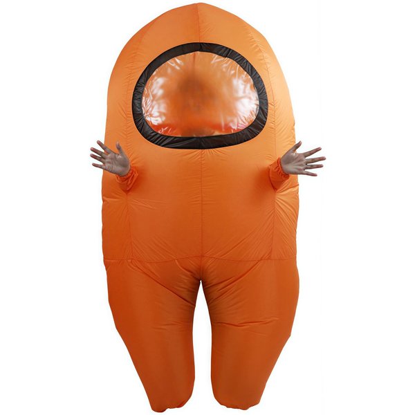Kreatywny Nadmuchiwany Kostium Astronauty Na Halloween Do WystęPóW Scenicznych Child 120-150CM Orange-image
