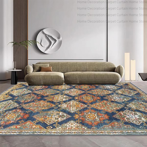 Minimalizm Nordic Nowoczesny Geometryczny Kraciasty MięKki DużE Dywany Salon WystróJ Domu Dywan AntypośLizgowy Zmywalny Sypialnia Mata PodłOgowa 1.9X2.9Ft(60X90Cm)-image