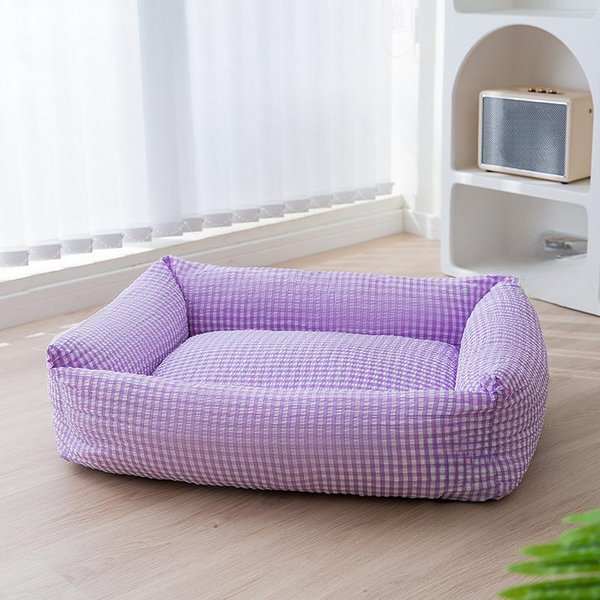 Caseta Para Perro Para Todas Las Estaciones Perro PequeñO Teddy Corgi Sofá Para Mascota Cama Para Perro Removible Y Lavable Caseta Para Gato Suministros Para Mascotas S 45*35*18Cm-image