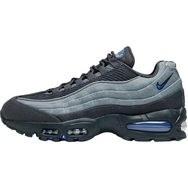 Nike Air Max 95 Big Bubble - Szare Unisex Sneakersy Czarny Antracytowy Niebieski Racer-Blue IM9605-002 43 Gray-image